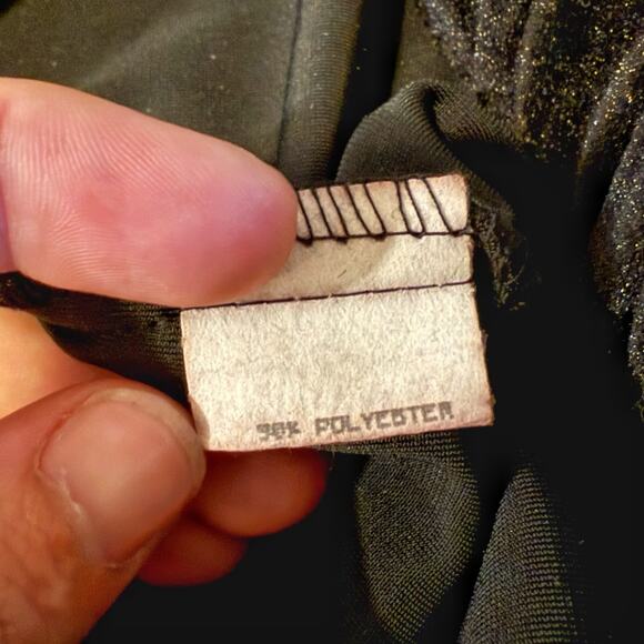 Double D Ranch Velvet Maxi Skirt with Slit Elastic Waist Black USA - Size Medium - Picture 4 of 9